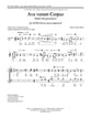 Ave Verum Corpus SATB choral sheet music cover